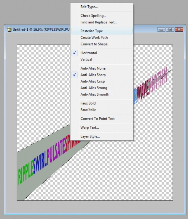 Creation of Psychedelic Swirl: Step 11